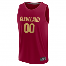 Cleveland Cavaliers Fanatics Fast Break Custom Jersey Wine Icon Edition