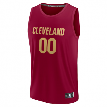 Cleveland Cavaliers Fanatics Fast Break Custom Jersey Wine Icon Edition