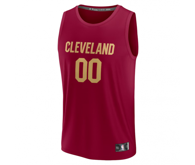 Cleveland Cavaliers Fanatics Fast Break Custom Jersey Wine Icon Edition