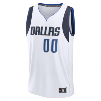 Dallas Mavericks Fanatics Fast Break Custom Jersey Association Edition White