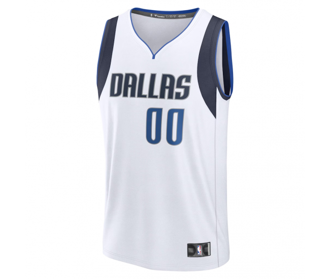 Dallas Mavericks Fanatics Fast Break Custom Jersey Association Edition White