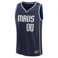 Dallas Mavericks Fanatics Fast Break Custom Jersey Statement Edition Navy