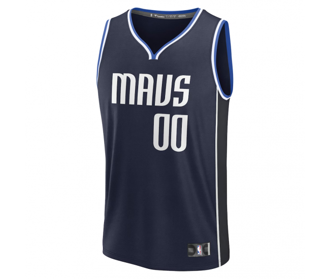 Dallas Mavericks Fanatics Fast Break Custom Jersey Statement Edition Navy