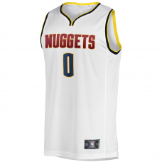 Christian Braun Denver Nuggets Fanatics Fast Break Player Jersey Association Edition White Christian Braun Denver Nuggets Fanatics Fast Break Player Jersey Association Edition White