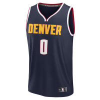 Christian Braun Denver Nuggets Fanatics Fast Break Replica Jersey Icon Edition Navy