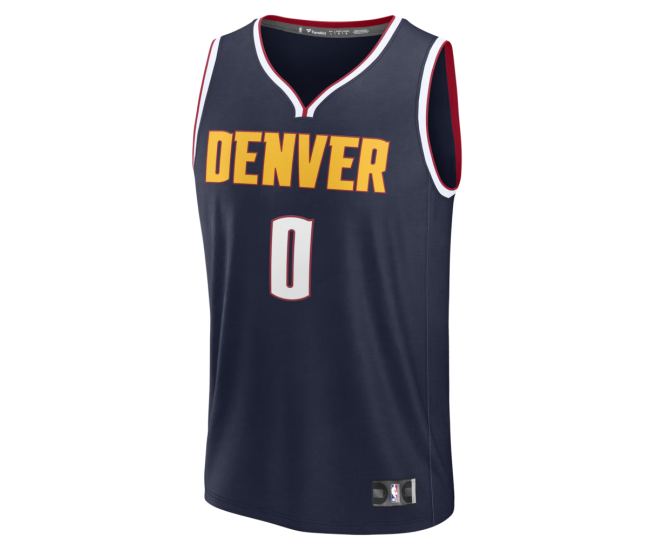 Christian Braun Denver Nuggets Fanatics Fast Break Replica Jersey Icon Edition Navy