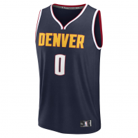 Christian Braun Denver Nuggets Fanatics Fast Break Replica Player Jersey Icon Edition Navy