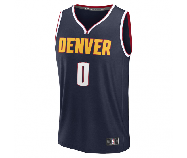 Christian Braun Denver Nuggets Fanatics Fast Break Replica Player Jersey Icon Edition Navy