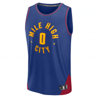 Christian Braun Denver Nuggets Fanatics Fast Break Replica Player Jersey Statement Edition Blue