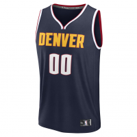 Denver Nuggets Fanatics Fast Break Custom Jersey Icon Edition Navy