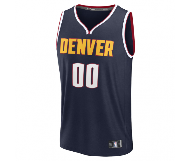 Denver Nuggets Fanatics Fast Break Custom Jersey Icon Edition Navy