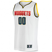 Denver Nuggets Fanatics Fast Break Custom Replica Jersey Association Edition White