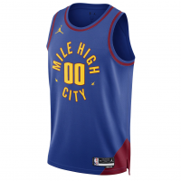 Denver Nuggets Jordan Brand Unisex 2022 23 Swingman Custom Jersey Statement Edition Blue