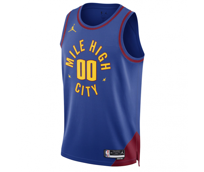 Denver Nuggets Jordan Brand Unisex 2022 23 Swingman Custom Jersey Statement Edition Blue