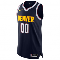 Denver Nuggets Nike 2020 21 Authentic Custom Jersey Navy Icon Edition