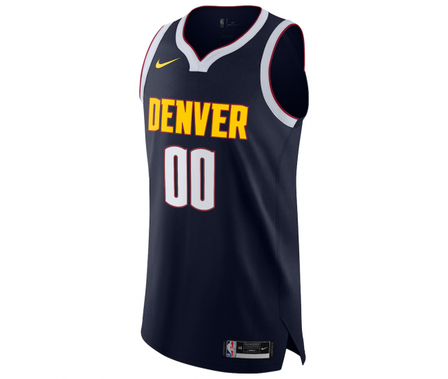 Denver Nuggets Nike 2020 21 Authentic Custom Jersey Navy Icon Edition