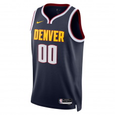 Denver Nuggets Nike Unisex Swingman Custom Jersey Navy Icon Edition