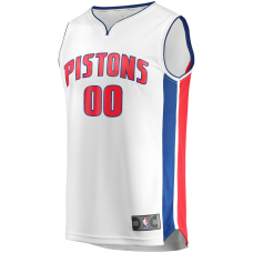 Detroit Pistons Fanatics Fast Break Custom Replica Jersey White Association Edition Detroit Pistons Fanatics Fast Break Custom Replica Jersey White Association Edition