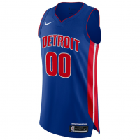 Detroit Pistons Nike Authentic Custom Jersey Blue Icon Edition