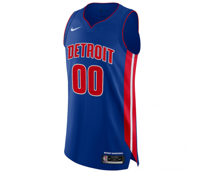 Detroit Pistons Nike Authentic Custom Jersey Blue Icon Edition