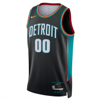 Detroit Pistons Nike Unisex 2025 26 City Edition Swingman Custom Jersey Charcoal