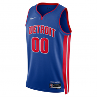 Detroit Pistons Nike Unisex Swingman Custom Jersey Blue Icon Edition