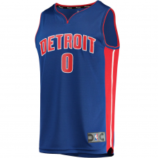 Jalen Duren Detroit Pistons Fanatics Fast Break Replica Jersey Icon Edition Blue