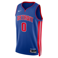 Jalen Duren Detroit Pistons Nike Unisex Swingman Jersey Icon Edition Blue