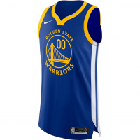 Golden State Warriors Nike 2020 21 Authentic Custom Jersey Blue Icon Edition