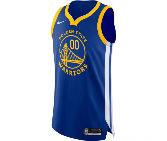Golden State Warriors Nike 2020 21 Authentic Custom Jersey Blue Icon Edition