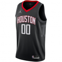 Houston Rockets Jordan Brand Swingman Custom Jersey Statement Edition Black