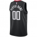 Houston Rockets Nike Swingman Custom Jersey Black Statement Edition