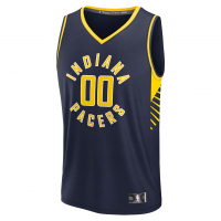 Indiana Pacers Fanatics Fast Break Custom Jersey Icon Edition Navy