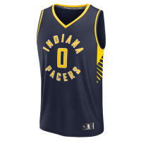 Tyrese Haliburton Indiana Pacers Fanatics Fast Break Replica Jersey Navy Icon Edition