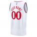 LA Clippers Fanatics Fast Break Custom Jersey Association Edition White