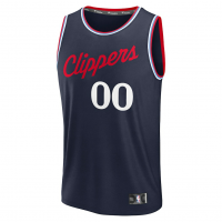 LA Clippers Fanatics Fast Break Custom Jersey Icon Edition Navy