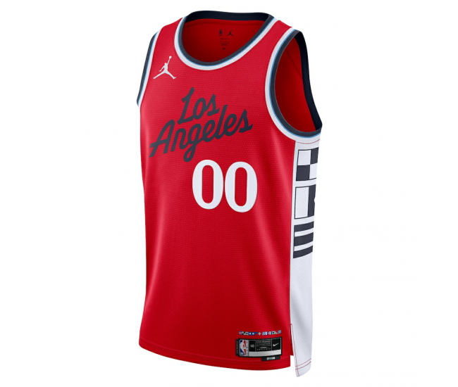 LA Clippers Jordan Brand Unisex 2024 25 Custom Swingman Jersey Statement Edition Red