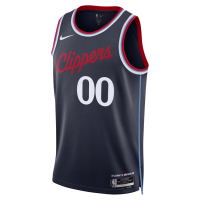 LA Clippers Nike Unisex Swingman Custom Jersey Icon Edition Navy