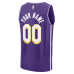 Los Angeles Lakers Fanatics Fast Break Custom Jersey Icon Edition Purple