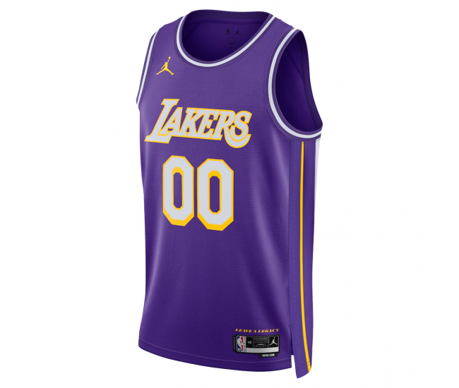 Los Angeles Lakers Jordan Brand Unisex Swingman Custom Jersey Statement Edition Purple
