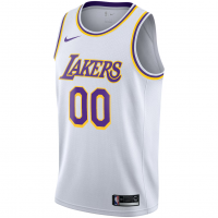 Los Angeles Lakers Nike 2020 21 Swingman Custom Jersey Association Edition White