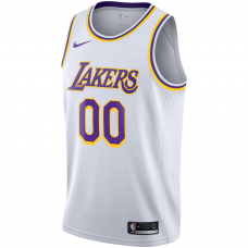 Los Angeles Lakers Nike 2020 21 Swingman Custom Jersey Association Edition White Los Angeles Lakers Nike 2020 21 Swingman Custom Jersey Association Edition White