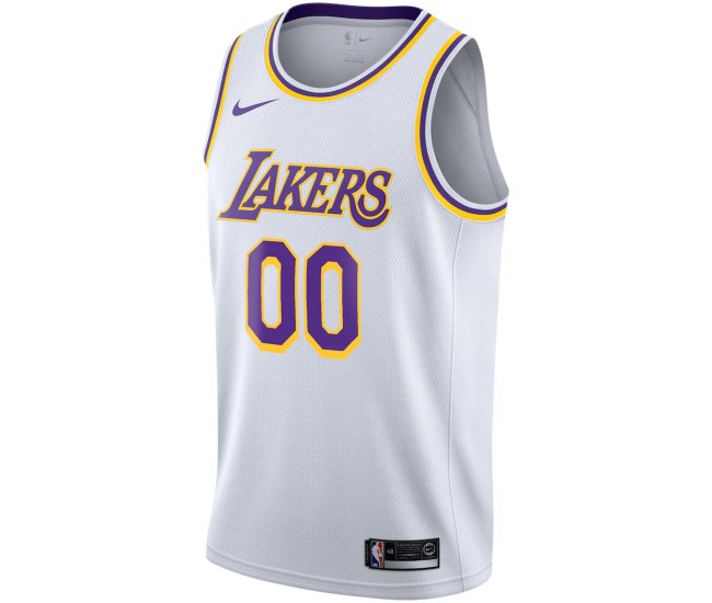 Los Angeles Lakers Nike 2020 21 Swingman Custom Jersey Association Edition White