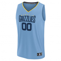 Memphis Grizzlies Fanatics Custom Fast Break Jersey Statement Edition Light Blue