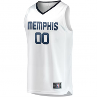 Memphis Grizzlies Fanatics Fast Break Custom Replica Jersey Association Edition White