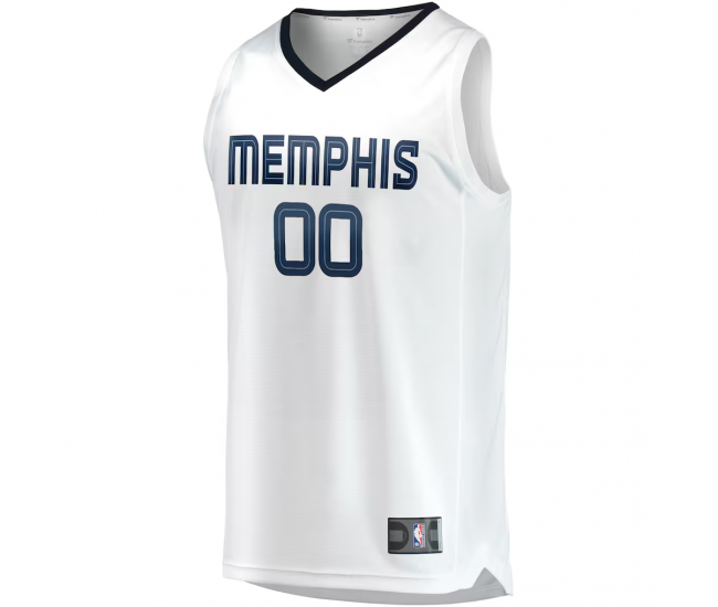 Memphis Grizzlies Fanatics Fast Break Custom Replica Jersey Association Edition White