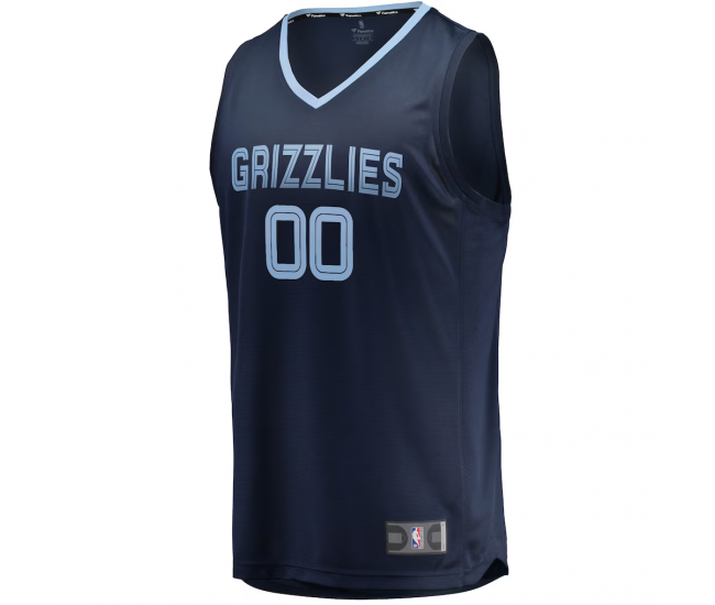 Memphis Grizzlies Fanatics Fast Break Custom Replica Jersey Navy Icon Edition