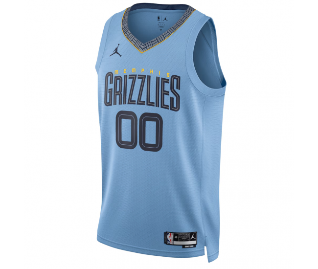Memphis Grizzlies Jordan Brand Unisex 2022 23 Swingman Custom Jersey Statement Edition Blue