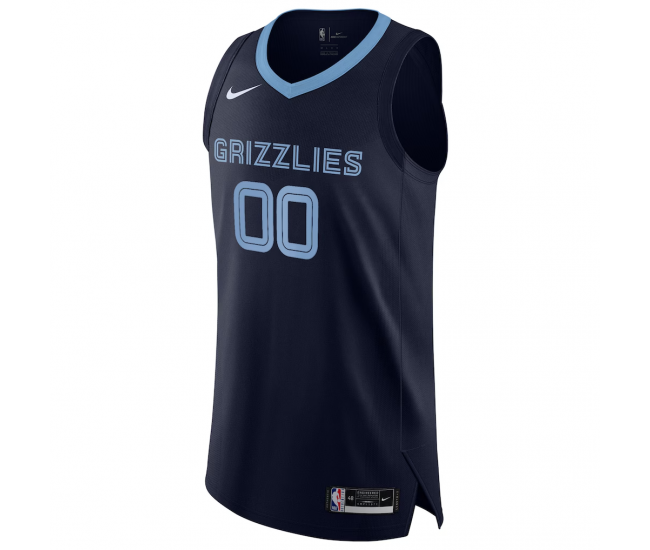 Memphis Grizzlies Nike 2020 21 Authentic Custom Jersey Navy Icon Edition