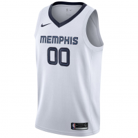 Memphis Grizzlies Nike 2020 21 Swingman Custom Jersey Association Edition White